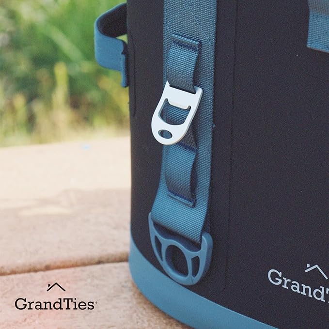 GrandTies 40 Can Portable Soft Cooler Bag - High-Performance Large Cooler - Leak Proof Waterproof Insulated Cooler Bag - Portable Ice Chest for Outdoor, Fishing, Beach, Travel, Camping