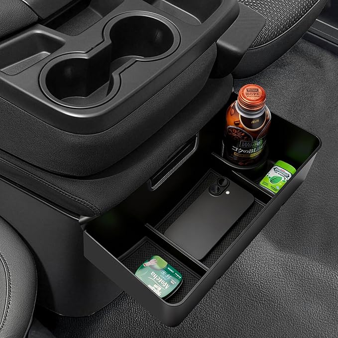 Autorder Center Console Hanging Organizer for 2019-2026 Chevy Silverado/GMC Sierra 1500 & 2020-2026 Chevrolet Silverado/Sierra 2500HD 3500HD Accessories - Split-Bench Folding Seat Only