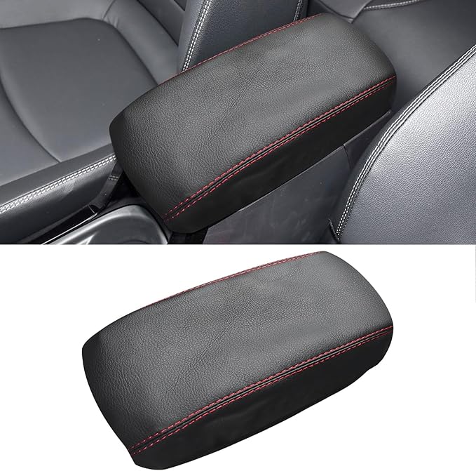 Compatible with Center Console Armrest Cover for Toyota Corolla Cross 2022-2025 Leather Arm Rest Storage Box Lids Cushion Protector Pad