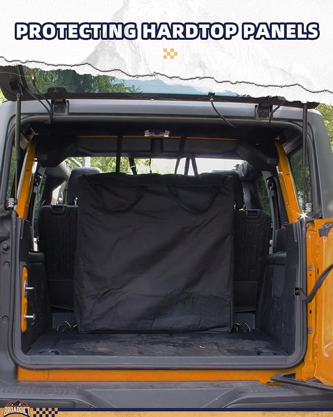 Hard Top Storage Bag fit for Fit for 2021-2026 Ford Bronco 4-Door and 2-Door Front Top