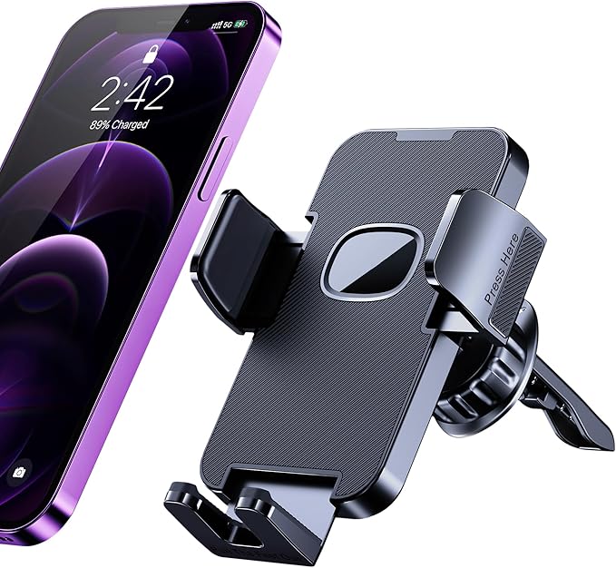 FESIYOYE Car Phone Holders for Car Air Vent Phone Mount Universal Automotive Accessories Car Mount Cradles Fit for iPhone Android Smartphones