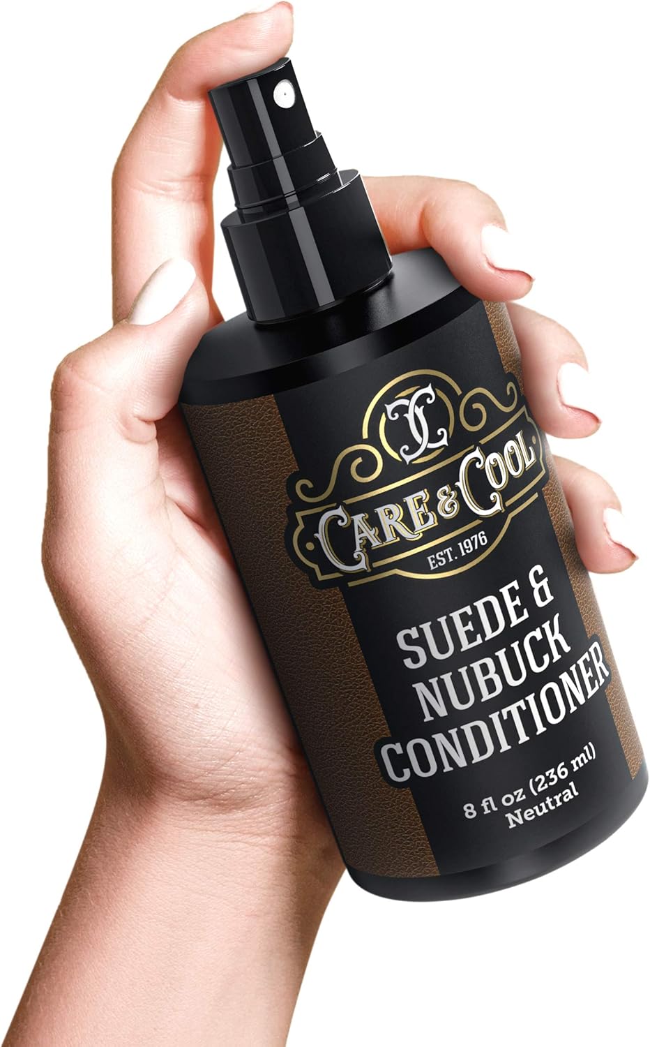 Care & Cool Suede and Nubuck Conditioner, Renovator, and Protector. Your Best Choice for Waterproofing and Rejuvenating The Delicate Structure Against The Elements and Abrasive Impurities (8 Fl Oz)