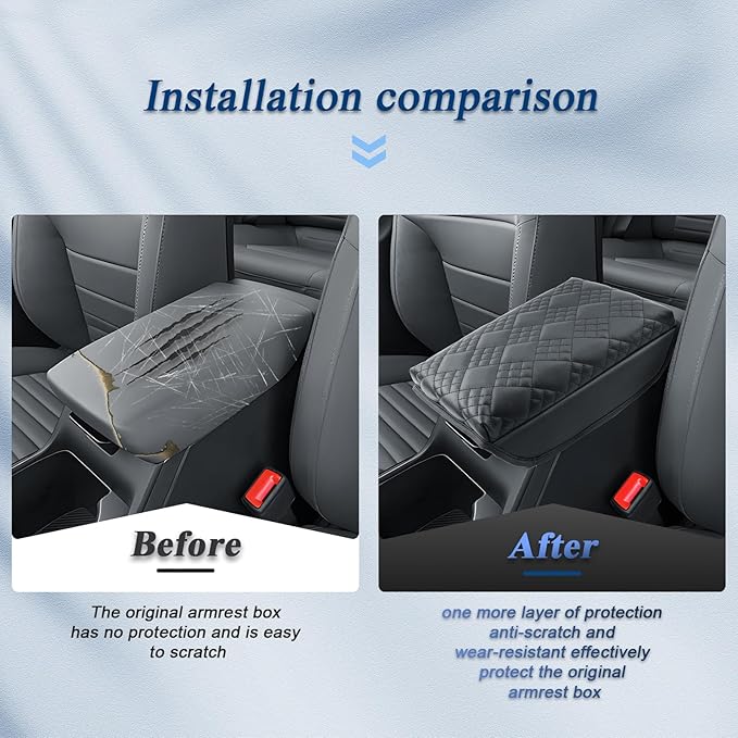 BIBIBO for 2025 Kia K4 Center Console Armrest Cover 2025 Kia K4 EX/LX/GT-Line/GT-Line Turbo Arm Rest Cover 2025 Kia K4 Accessories 2025 K4 Armrest