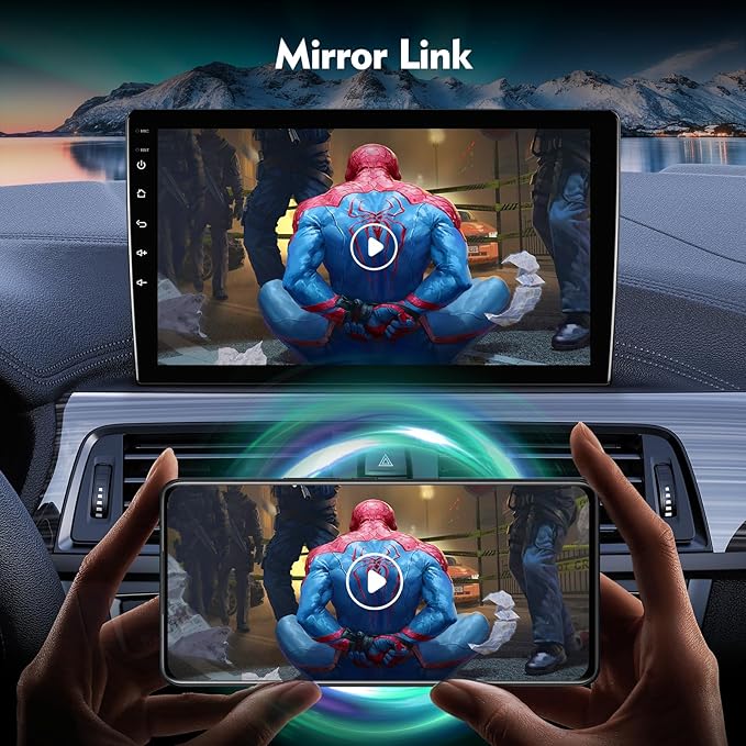 10.1 Inch IPS Touchscreen Android 13 Car Stereo for Toyota Highlander 2014-2019 with Wireless CarPlay & Android Auto 2+32GB Car Radio, Support GPS, WiFi 6, Bluetooth,5.4, FM, Backup Camera, SWC, USB