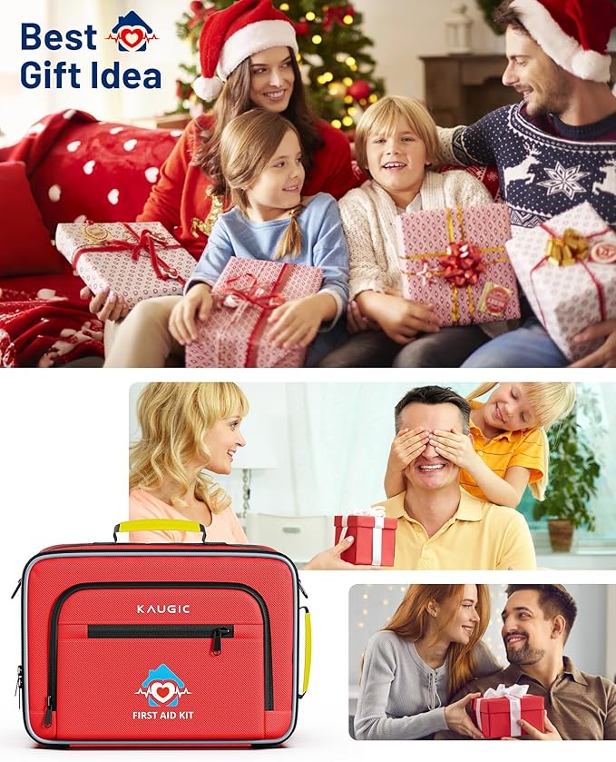500 PCS First Aid Kit for Travel Camping Car Home Businesses, Well-Organized Emergency Kit, Survival Trauma First Aid Kits for Home College Dorm Essential Supplies