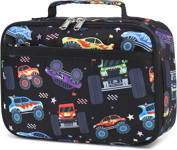 CAMTOP Lunch Box Kids Boys Insulated Lunch Cooler Bag Reusable Lunch Tote Kit for School Travel