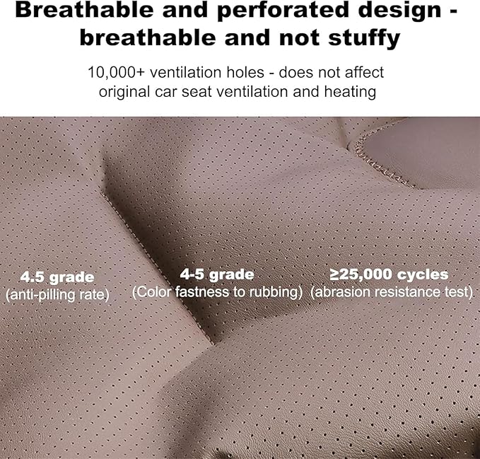 Car Seat Cushion for Porsche Macan 2015-2025-pr, Breathable Non-Slip Driver Seat Pad Ergonomic Memory Foam for Long Driving Car Office,B/3Pcs-Red