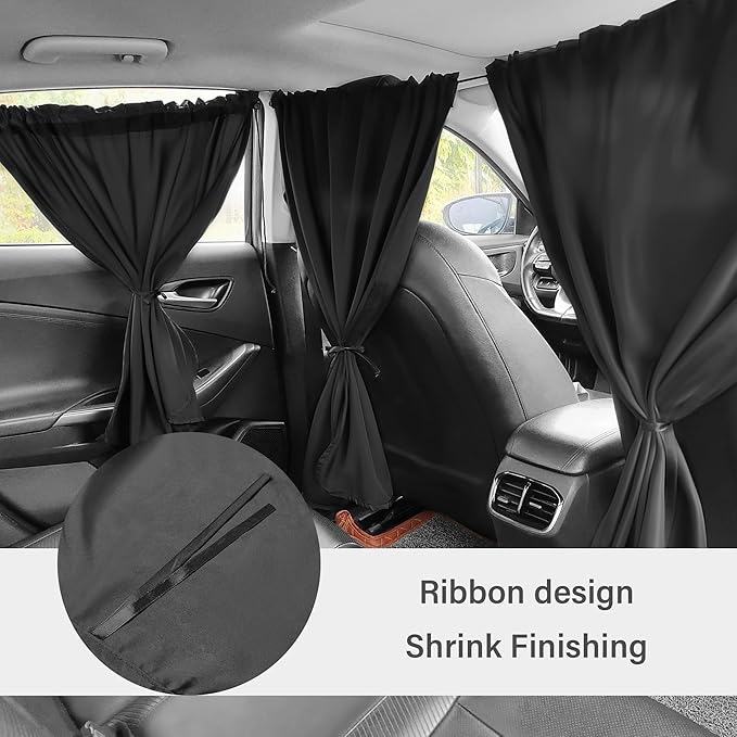 3PCS Car Window Shades,Car Privacy Window Cover for Rear Window & Partition,95% Strong Shading Car Sunshade for Baby,Universal CCar Accessories Interior Fits Sleeping Traveling Camping (3PCS)