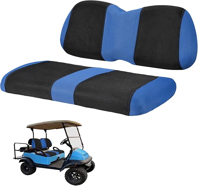 Golf Cart Seat Cover Sets Front Golf Cart Seat Covers Fit for Club Car Precedent OEM Ordinary Seat Cushion, Washable Seat Cover