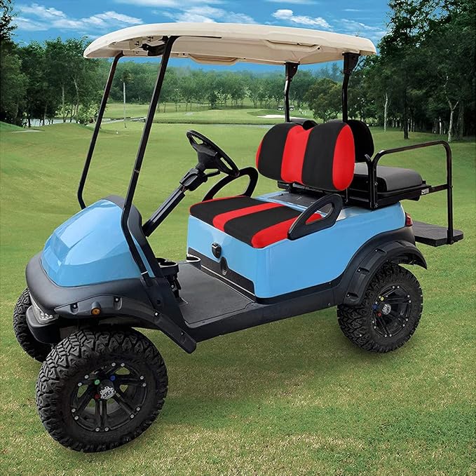 Golf Cart Seat Covers Club Car Dress UP Older Golf Cart Durable Breathable Material Fit for Club Car Precedent OEM Ordinary Seat Cushion Easy to Install