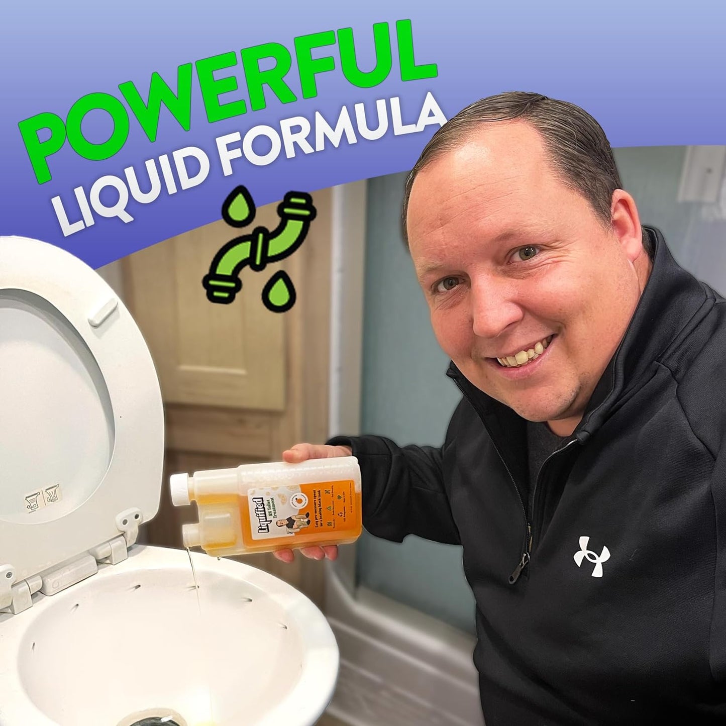 Liquified RV Toilet Treatment - Black Holding Tank Digester - Odor Eliminator - Lavender Scent - Matts RV Reviews (Lavender, 32oz)