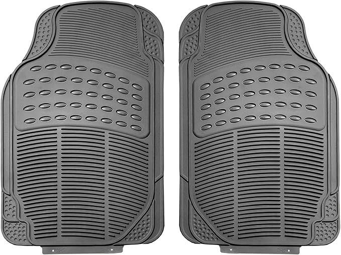 FH GROUP FH-V16404 Vinyl Floor Mats Grey