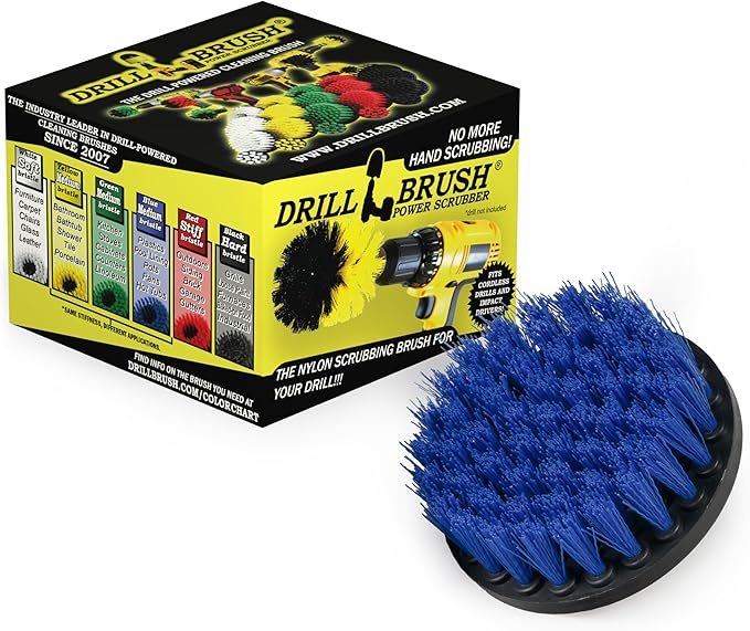 Aquatic Cleaning Supplies - Pool Accessories Kit - Brushes for Pool Maintenance and Upkeep - Water Liner Cleaning Solutions - Diving Board Scrubbing Brush -Boat Carpet Cleaner Tools