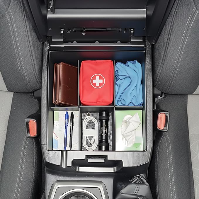 Vehicle OCD - Center Console Divider, Tray, and Glove Box Organizer for Toyota Tacoma (2016-2023) - Made in USA - SLX501
