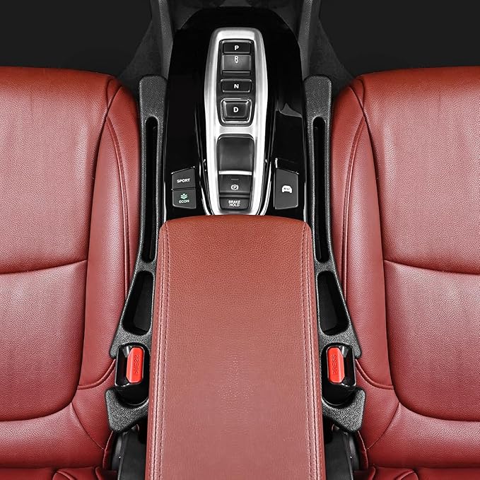 7F Car Seat Gap Filler, Organiser Between Seat and Centre Console, Universal Car Accessories, Fit SUV Truck Storage Beige