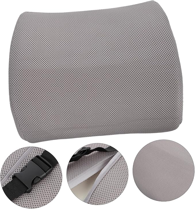 Cabilock Memory Foam Pillow for Office Chair Lumbar Support Car Seat Pad Car Seat Cushion Waist Support Pillow Lumbar Relief