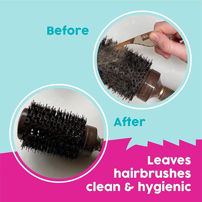Pikk-it® Amazing Tool for Your Vacuum That Removes Tangled Hair in Seconds, Improves Cleaning Power & Efficiency. Great on Pet & Human Hair, Super Strong (Twin Pack)