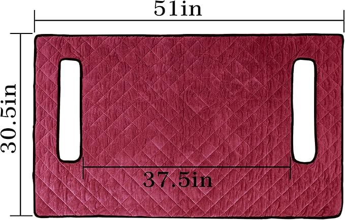 YOKYHOM Golf Cart Seat Covers for 2 & 4 Passenger Carts, Thick Short Plush with Non-Slip Backing, Ultra Soft Seat Towel Blanket, Fits EZGO, Club Car, Yamaha, 51"x30.5", Wine Red