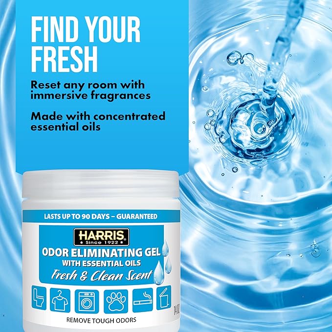 Harris Odor Eliminating Gel- Fresh & Clean