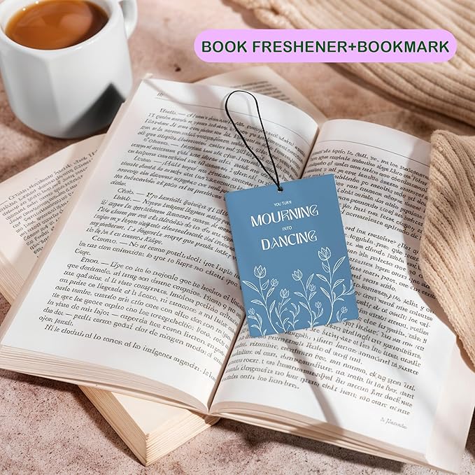 Blue Floral Christian Car Air Freshener, Bible Verses Air Freshener Hanging 3 Pcs for Cars Closet Drawer or Books, Religious Christian God Car Accessories Mirror Decor for Women