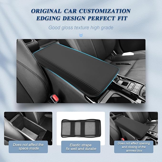 BIBIBO for 2025 2026 Toyota Camry Center Console Armrest Cover 2025 2026 Toyota Camry Arm Rest Cover 2025 Toyota Camry Accessories 2025 Camry Armrest
