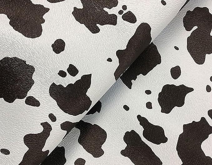 Cow Print Car Center Console Cover PVC Leather Armrest Cushion with 2 Storage Bags Universal Car Armrest Seat Box Pad Car Interior Accessories Protector for Women Men (White Black)