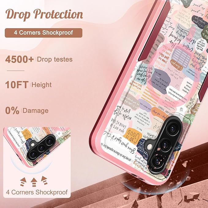 for Samsung Galaxy A36 5G Phone Case - Compatible with MagSafe Women Girls Cute Magnetic Protective Cover Girly Kawaii Unique Heavy Duty Shockproof Design for Samsung A36 5G Cases 6.7"