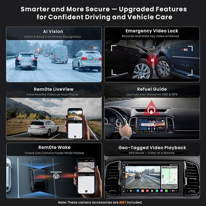 ATOTOZONE 7-Inch Android Double-DIN Car Stereo,AI Agent,7.1.2 Surround Stage,4V RCA, 4G LTE, 8G+128G In-Dash Navi,Optical SPDIF Output,HDMI Input, ADS Protocol,Wireless CarPlay & Android Auto,X10G2B7E