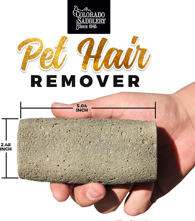 Colorado Groomer's Pet Hair & Fur Remover | No More Hairy Carpet, Car, Couch or Clothing | Made in The USA | for Dogs, Cats, Horses & More