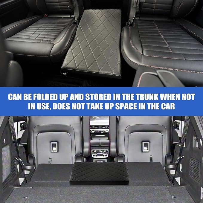 Seat Aisle Storage Box Compatible with Ford Explorer 6-Passenger Models, Backseat Box Console Organizer for Children's Toys, Travel Dual Storage, for Ford Explorer ST XLT Accessories 2020-2025