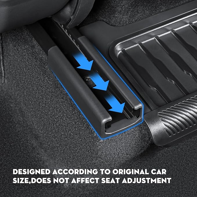 2026 New Model Y Juniper Backseat Trash Can Organizer TPE Storage Box with Anti-Slip Lid Cover Underseat Storage Tray for 2025-2026 Tesla Model Y Juniper Accessories