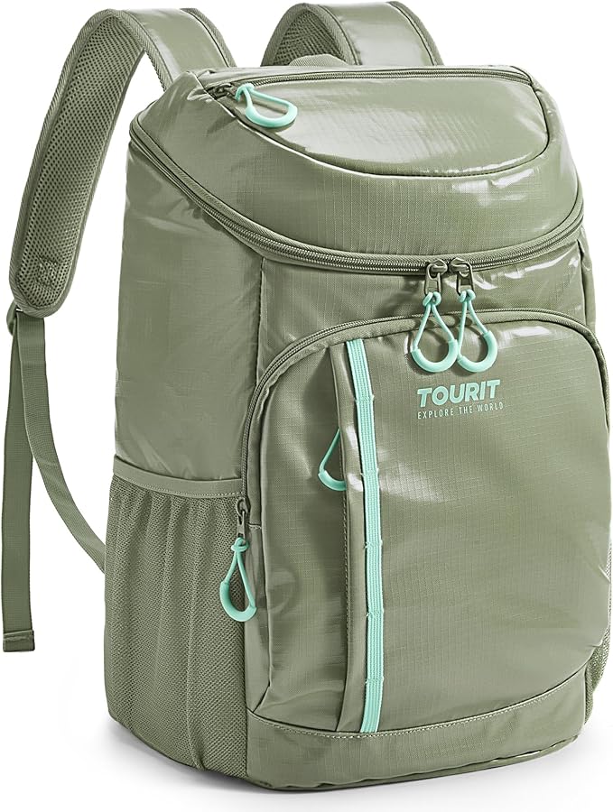 TOURIT Cooler Backpack 30 Cans Lightweight Insulated Backpack Cooler Leak-Proof for Men and Women