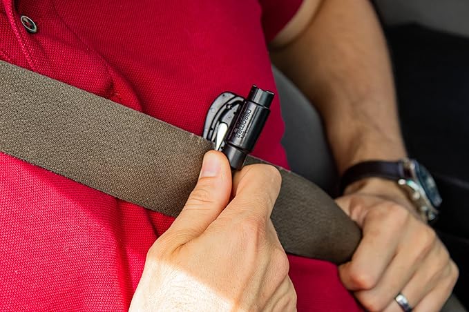 resqme The Original Compact Emergency Keychain Car Escape Tool, Seatbelt Cutter and Window Breaker, Made in USA, Pack of 2