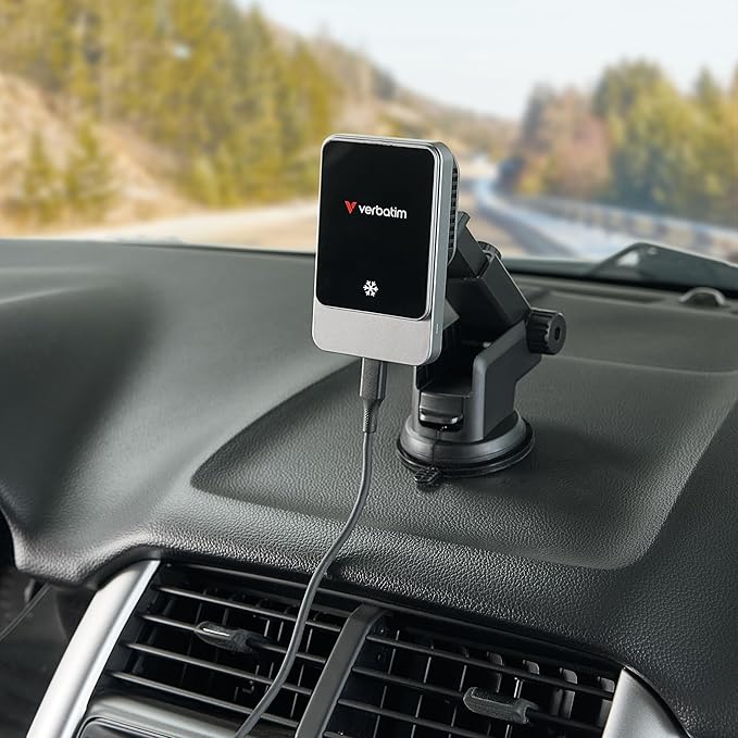 Verbatim Charge 'n’ Drive Magnetic Wireless Car Charger