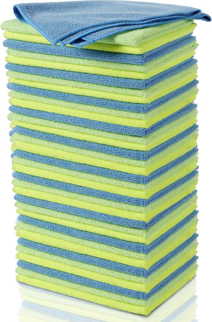 Zwipes Microfiber Cleaning Cloths (36 Pack) Assorted Color