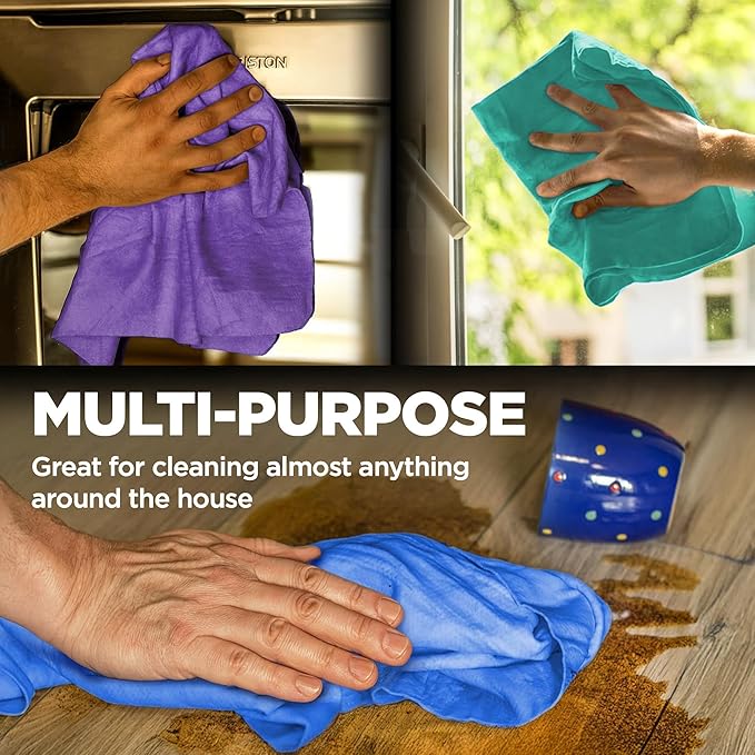 Premium 2pk +1 Free Shammy Cloth for Car Drying - 26"x17" - Super Absorbent Chamois Towel - Scratch-Free, Reusable & Soft Wash Cloth - Car Drying Towels