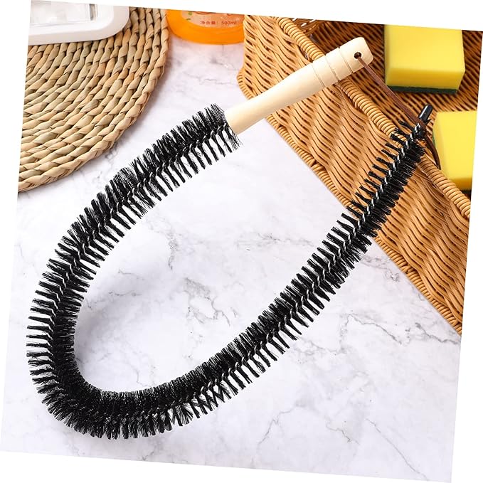 Vaguelly 3pcs Flexible Radiator Duster Handle Multipurpose Cleaner for Radiators Dryers and Vents Efficient Dust and Lint Removal Tool