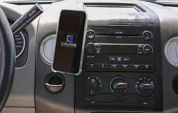 Course Motorsports DirectFit Phone Mount: Ford F-150 (2004-2008), Expedition (2007-2014) Magsafe Compatible Head - Non Charging Left or Right