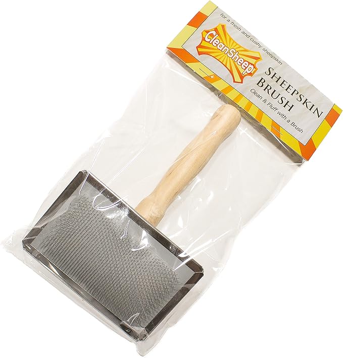 Sheepskin Cleaning Kit: Brush + Shampoo Bundle