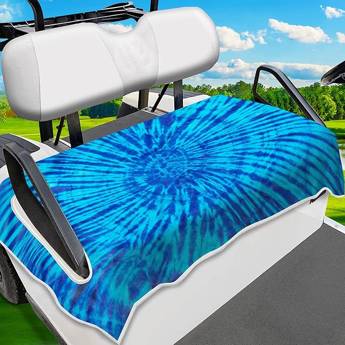 ENYORSE Golf Cart Seat Covers - Ethnic Style Golf Cart Towel Blanket for 2/4 Seater, Soft & Breathable Microfiber, Keeps Seats Cool & Comfortable, 51”x31”, Fits EZGO/Yamaha/Club Car