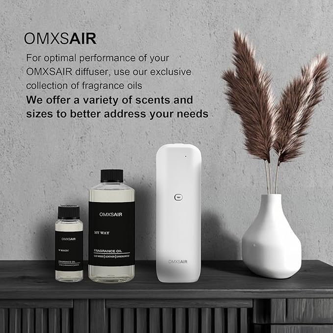 Waterless Wall Plug in Diffuser - Coverage 700 Sq.FT - Nanotechnology Plug in Scent Diffuser for Essential Oils- for Hotel and Home or Office - Smart Bluetooth APP Operation(White)