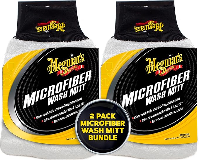 Meguiar's X3002 Microfiber Wash Mitt,