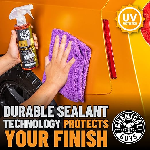 Chemical Guys Meticulous Matte Finish Detailer and Spray Sealant – Quick Detailer Spray for Satin and Matte Surfaces – Safe for Vinyl Wraps on Cars, Trucks & SUVs, 16 oz