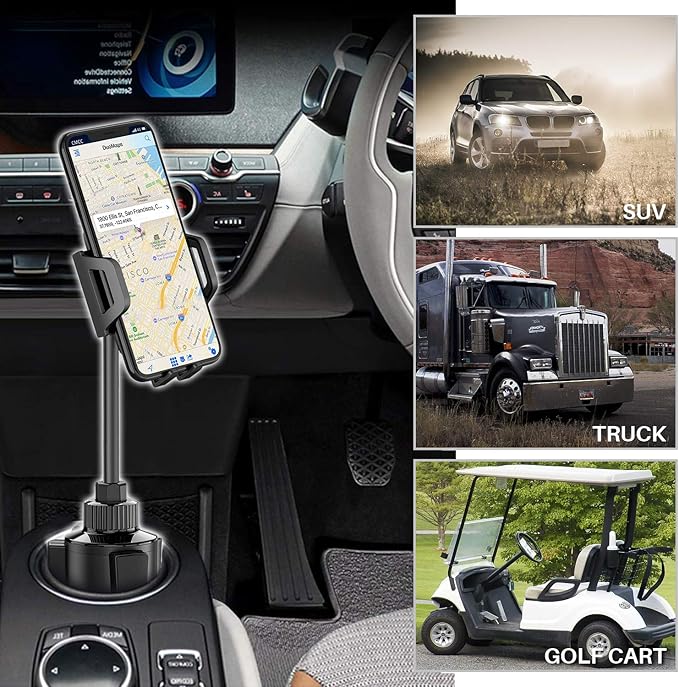 WixGear Wireless Car Charger, Auto-Clamping Fast Wireless Car Charger, Cup Phone Holder for Car, 10W Qi Fast Charging Compatible iPhone 11, Xs/MAX/XS/XR/X/8/, Samsung S10/S9/S8 Full Automatic Arms