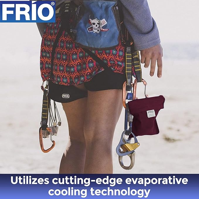 FRIO Cooling Wallet - Insulin Cooler for 45+ Hours of Stress Free On The Go - Burgundy - XL