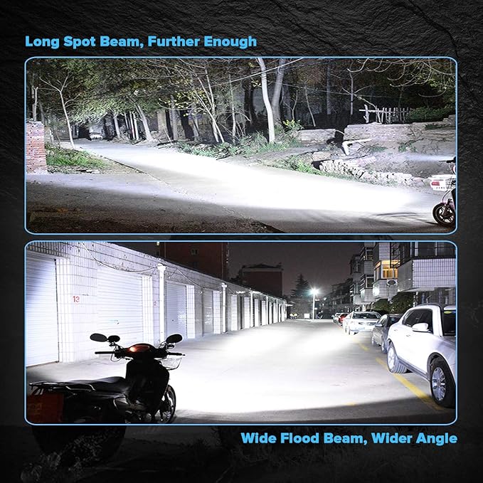 Samman ADTOPI 6 inch Led Light Bar with Wiring Harness Kit, LED Pods Flood Spot Combo Beam Driving Work Fog Light Off Road Super Bright Waterproof for UTV Truck Sand Rail ATV SUV Chevy