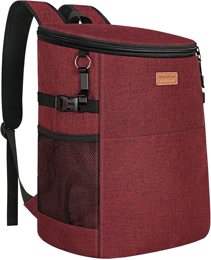Camping Cooler Backpack 30 45 Cans, Soft Backpack Coolers Insulated Leak Proof Travel Cooler Bag Waterproof Lunch Picnic Beach Work Trip Thermal Bag Drink Beverage Beer Bag Cooler