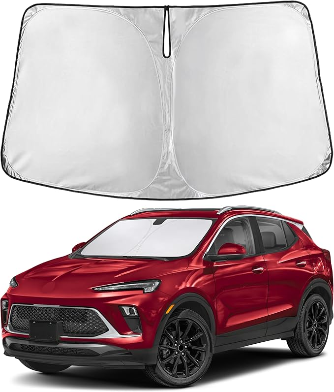 EcoNour Windshield Sunshade Compatible for Buick Encore 2020-2024 2025 2026, Sun Visor for Front Windshield & Window Sun Shade Cover, UV Heat Blocker & Protector, Car Accessories