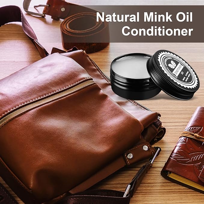 Dark Brown Leather Recoloring Balm, Leather Color Restorer Conditioner, Leathercraft Repair Kits for Vinyl Furniture, Sofa, Car Seats, Shoes - Repair Color on Faded & Scratched Couches