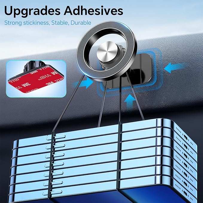 Kaistyle for Magsafe Car Mount【Strong Magnets】Magnetic Phone Holder for Car Phone Holder Mount Dash Mounted Holders Phone Holders for Your Car Accessories for Women Men Mothers Gifts for iPhone 17 16